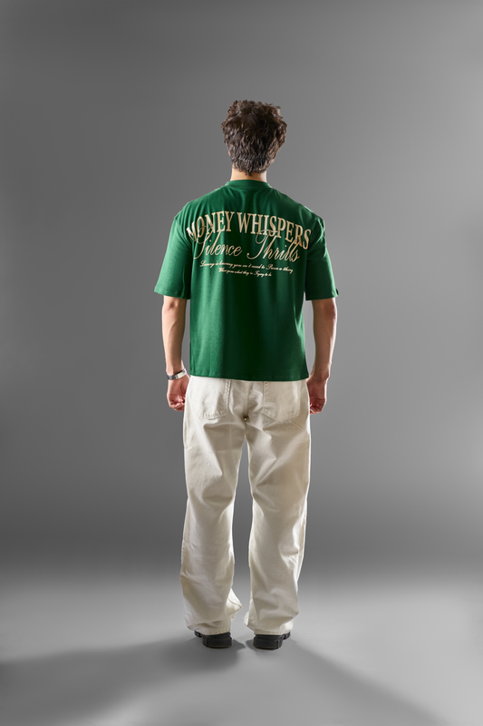 ASRI Green Printed T-shirt (Money)