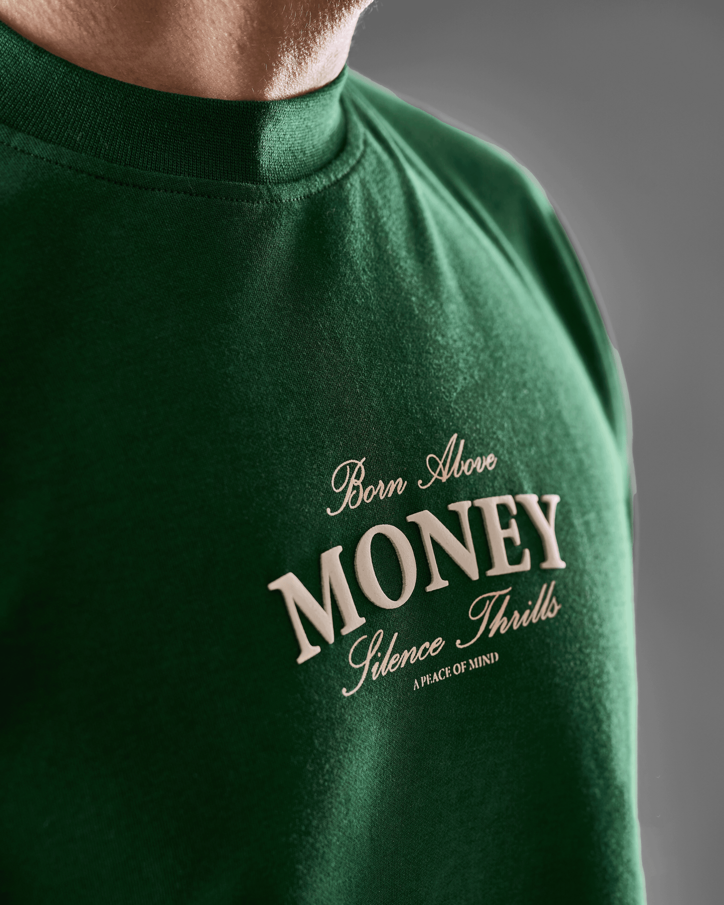 ASRI Green Printed T-shirt (Money)