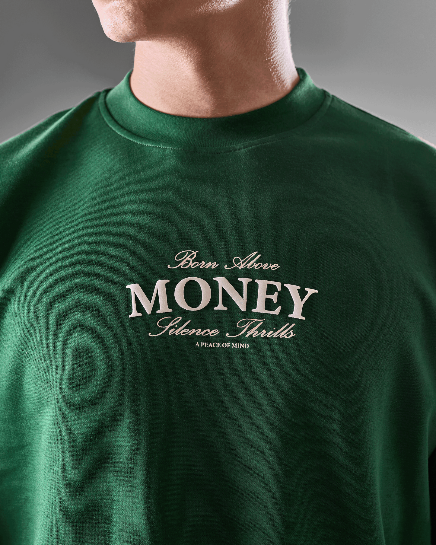 ASRI Green Printed T-shirt (Money)