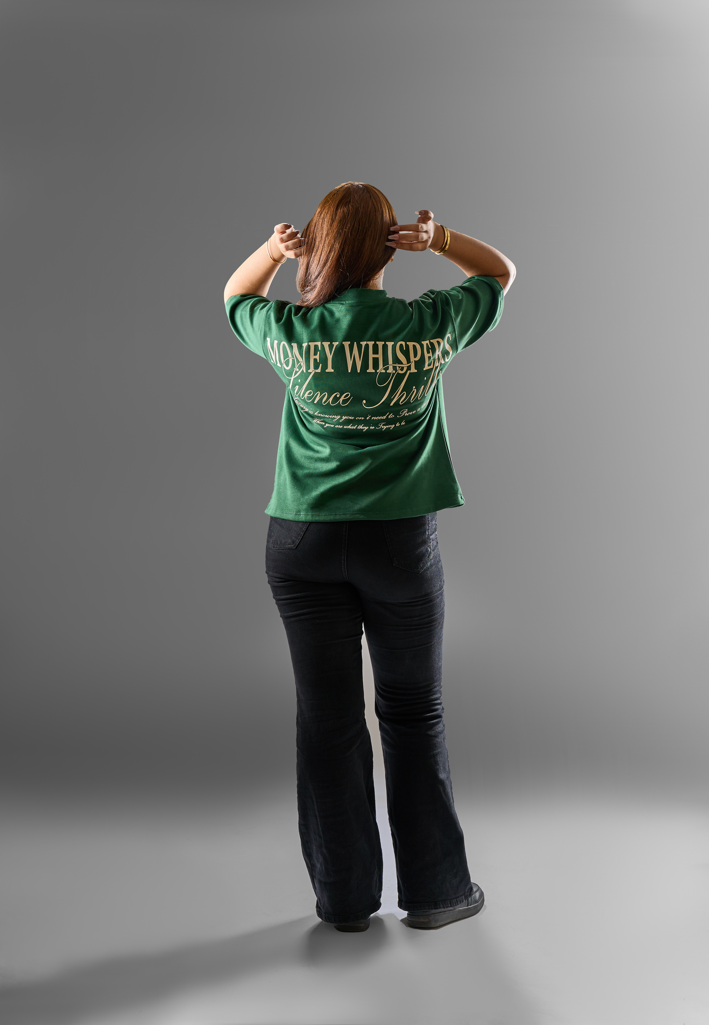 ASRI Green Printed T-shirt (Money)