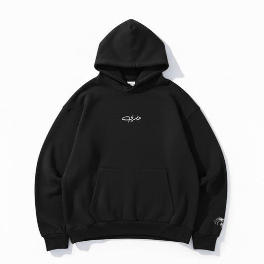 ASRI Black 100% Cotton French terry fabric