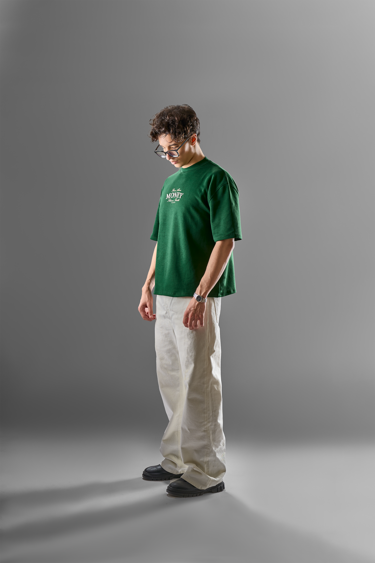 ASRI Green Printed T-shirt (Money)